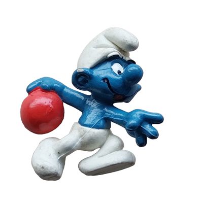 Kegelende smurf