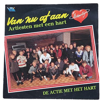 Vinyl single Artiesten met een hart
