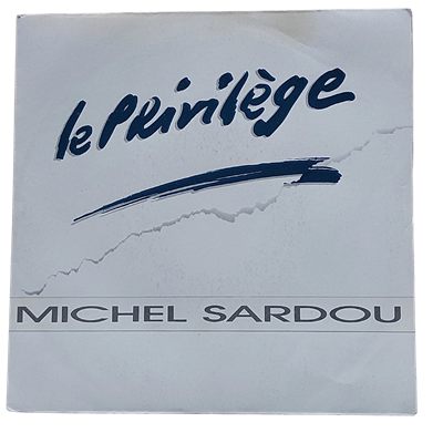 Vinyl single Michel Sardou