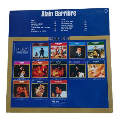 Vinylplaat Alain Barrière