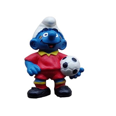 Voetballer smurf