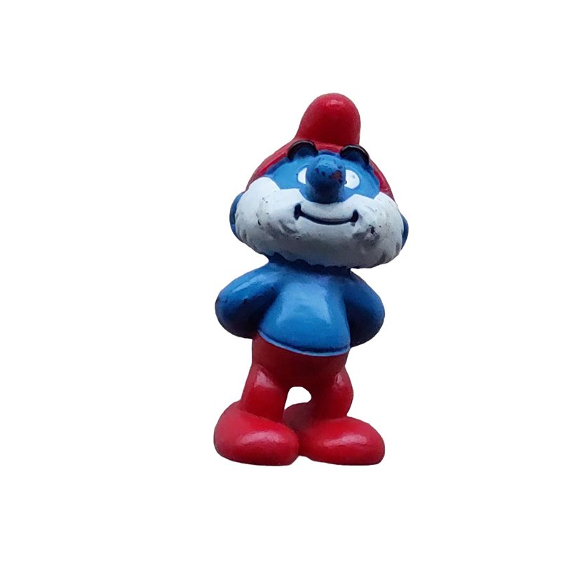 Grote smurf nadenkend