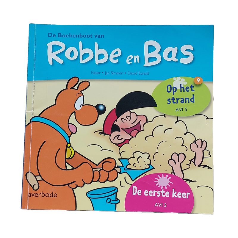 Robbe en Bas : Op het strand, De eerste keer