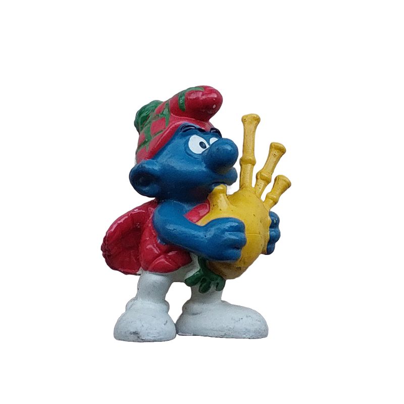 Schotse smurf met doedelzak