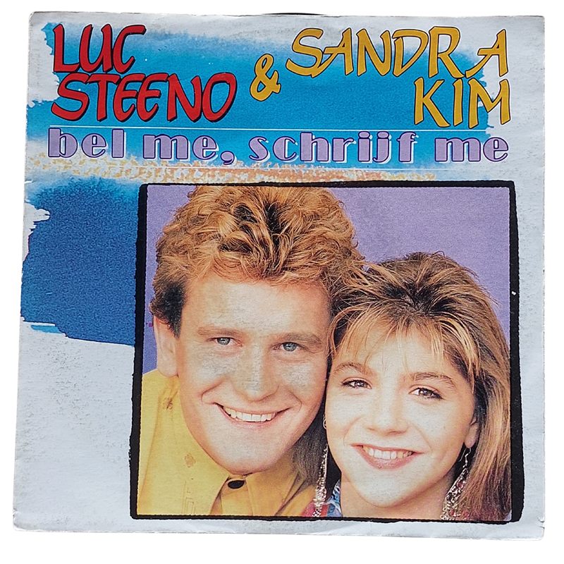 Vinyl single Luc Steeno en Sandra Kim